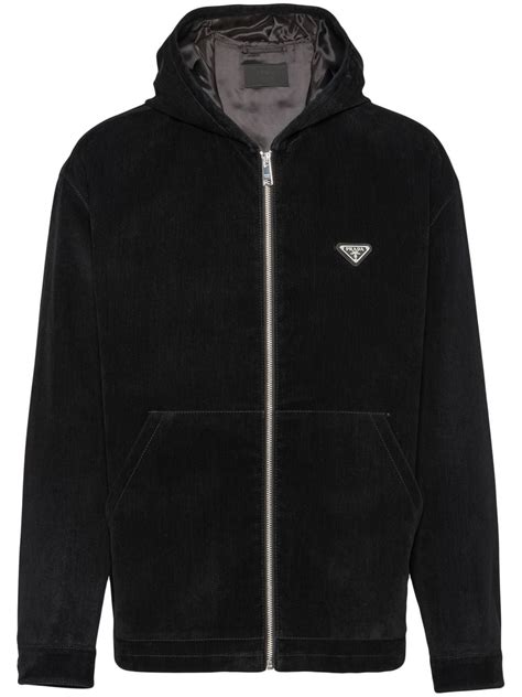 prada zip up hoodie.